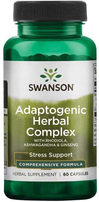 Adaptogenic Herbal Complex with Rhodiola, Ashwagandha & Ginseng